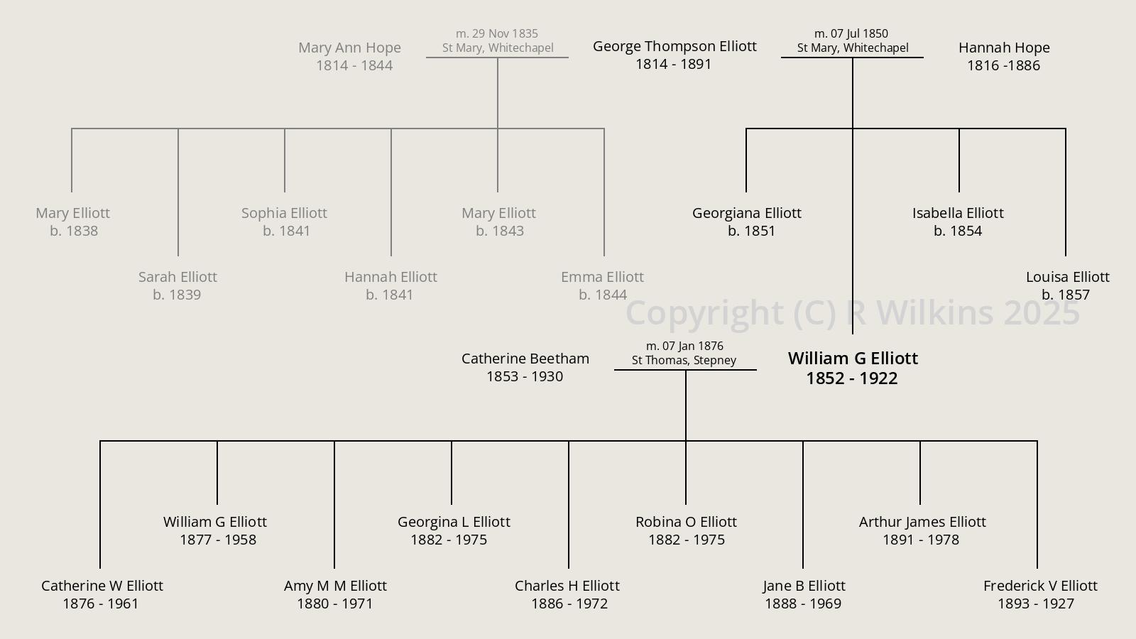 William George Elliott (1852 - 1922)